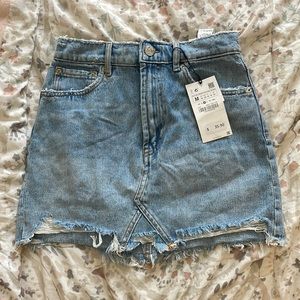 ZARA Jean Skirt